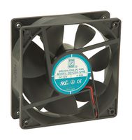 ORION FANS OD1238-12HB DC Axial Fan, 12 V, Square, 120 mm, 38 mm, Ball Bearing, 105 CFM