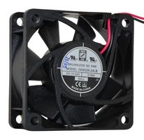ORION FANS OD6025-24LB DC Axial Fan, 24 V, Square, 60 mm, 25 mm, Ball Bearing, 14 CFM