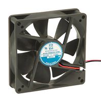 ORION FANS OD9225-12HB DC Axial Fan, 12 V, Square, 92 mm, 25 mm, Ball Bearing, 60.2 CFM