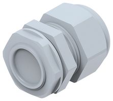 TE CONNECTIVITY - ENTRELEC 1SNG626077R0000 Cable Gland, w/ Locknut, M25 x 1.5, 13 mm, 18 mm, Nylon 6 (Polyamide 6), Grey, IP66, IP68