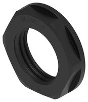 TE CONNECTIVITY - ENTRELEC 1SNG607006R0000 Locknut, Black, Flanged, M16 x 1.5, Nylon 6 (Polyamide 6), Glass Fibre Reinforced, 5 mm
