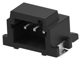 TE CONNECTIVITY 4-2336678-3 Pin Header, Black, Key B, Wire-to-Board, 2 mm, 1 Rows, 3 Contacts, Surface Mount Right Angle