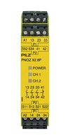 PILZ 777301 Safety Relay, 24 VAC/VDC, 3PST-NO, SPST-NC, DIN Rail, 6 A, Screw