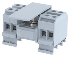 ELKAY DBK 1X4 Panel Mount Barrier Terminal Block, 57 A, 800 V, 9 Pole, 1, Screw, 1 AWG