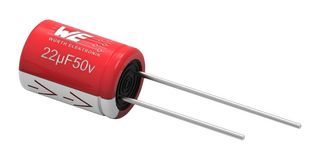 WURTH ELEKTRONIK 870055975004 Polymer Aluminium Electrolytic Capacitor, 47 µF, 100 V, Radial Leaded, 0.05 ohm