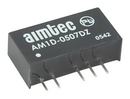 AIMTEC AM1D-0515DH30Z Isolated Through Hole DC/DC Converter, ITE, SIP, 1 W, 2 Output, 15 V