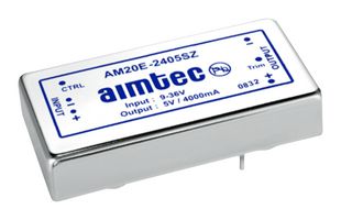 AIMTEC AM20E-4803SZ Isolated Through Hole DC/DC Converter, ITE, DIP, 2:1, 20 W, 1 Output, 3.3 V