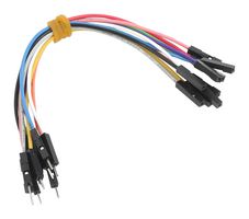 MIKROELEKTRONIKA MIKROE-512 Wire Jumper, Plug to Receptacle, 150 mm, 10 Pieces