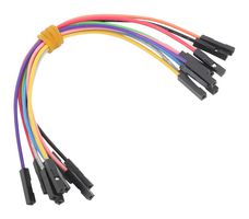 MIKROELEKTRONIKA MIKROE-511 Wire Jumper, Receptacle to Receptacle, 150 mm, 10 Pieces