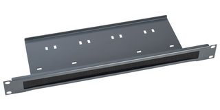 SCHNEIDER ELECTRIC NSYCRTM1U1PS Front Panel, 19" SF-S/SF-E/VDM/PLA Enclosures, Gray, Sheet Steel, Actassi Series