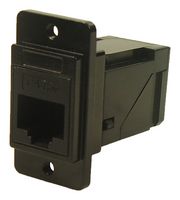 CLIFF ELECTRONIC COMPONENTS CP30751MB440 In-Line Adapter, Dual Slim, Cat5e, Adaptor, In-Line, RJ45, RJ45