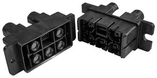HIROSE / HRS MQ221-5S/10S Heavy Duty Connector Base, FLYER MQ221 Series, Panel Mount
