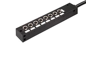 MOLEX 1202470006 Sensor Distribution Box, 5m Cable, M8 Connector - 3 Pole, 10 Ports, MPIS 120247 Series
