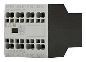 EATON MOELLER DILA-XHIV22-PI Auxiliary Contact, 4 Pole, IP20, Eaton DILA/DILM/DILMP Series Contactors, 2NO-2NC, Front Mount
