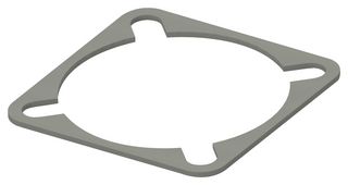 KEMTRON - TE CONNECTIVITY 93-22053 EMI Shielding Gasket, Conductive Sheet, Nickel Plated Graphite, 31.95mm L x 31.95mm W x 0.8mm D