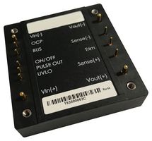 MURATA POWER SOLUTIONS IRH-54/4.7-W80PB-C Isolated Through Hole DC/DC Converter, ITE & Railway, Half Brick, 10:1, 250 W, 1 Output, 54 V