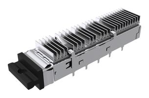 AMPHENOL COMMUNICATIONS SOLUTIONS UE36C1620005C32 Cage, QSFP-DD, 1 x 1 (Single), With Heat Sink, Without Light Pipe, Press-Fit