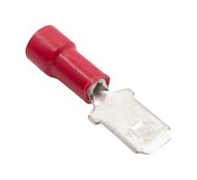 MUELLER ELECTRIC BU-190230005 Quick Disconnect Terminal, Male Quick Disconnect, 6.35mm x 0.81mm, 0.25" x 0.032", 22 AWG, 18 AWG