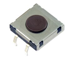 MULTICOMP PRO MPTSHW-21W-Q Tactile Switch, SPST-NO, Top Actuated, Through Hole, 4.3mm, Round Button, 320 gf, 50mA at 24VDC