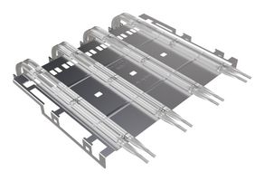AMPHENOL COMMUNICATIONS SOLUTIONS U6214632012P Light Pipe Assembly, 1 x 4 (Ganged) OSFP I/O Connectors
