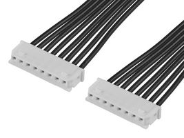 MOLEX 219678-1084 Cable Assembly, Micro-Latch Receptacle to Micro-Latch Receptacle, 8 Ways, 2 mm, 1 Row, 600 mm