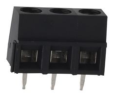MOLEX 39890-0303 Wire-To-Board Terminal Block, Eurostyle, 5 mm, 3 Ways, 30 AWG, 16 AWG, 1.5 mm², Screw