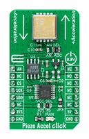 MIKROELEKTRONIKA MIKROE-4559 Add-On Board, Piezo Accel Click, MikroBUS Compatible Development Boards