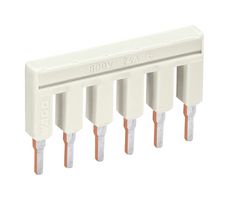WAGO 2002-406 Jumper (Busbar), Light Grey, Insulated Push-in Jumper Bar