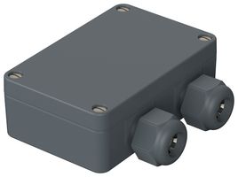 BOPLA 38102700 Plastic Enclosure, Junction Box, Nylon, Glass Filled, 34 mm, 64 mm, 98 mm, IP65
