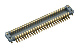 PANASONIC AXT640124 Mezzanine Connector, Header, 0.4 mm, 2 Rows, 40 Contacts, Surface Mount, Copper