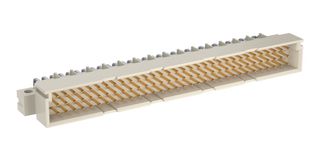 TE CONNECTIVITY - ERNI 374543-E DIN 41612 Connector, R/A, 96 Contacts, Plug, 2.54 mm, 3 Row, a + b + c