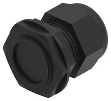 TE CONNECTIVITY - ENTRELEC 1SNG626093R0000. Cable Gland, w/ Locknut, M32 x 1.5, 15 mm, 21 mm, Nylon 6 (Polyamide 6), Black, IP66, IP68