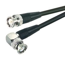L-COM CC58C-10HR RF / Coaxial Cable Assembly, 10 ft, 3.05 m, RG58C/U, BNC Right Angled Plug, BNC Straight Plug