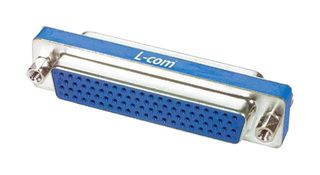 L-COM DGBH78F D Sub Connector Adapter, High Density D Sub, Receptacle, 78 Ways, High Density D Sub, Receptacle