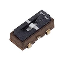 NIDEC COMPONENTS CJS-1201TA1 Slide Switch, SPDT, On-On, Surface Mount, CJS Series, 100 mA