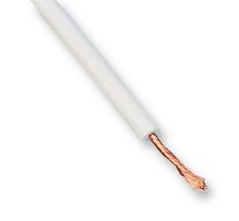 STAUBLI 60.7180-29 Wire, Stranded, Flexiplast® E, Hi Flex, TPE, White, 20 AWG, 129 x 0.07mm, 82 ft