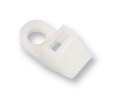 HELLERMANNTYTON 151-26304 LKM-PA66-NA Cable Tie Mount, Heavy Duty, Screw, 6 mm, Natural, Nylon 6 (Polyamide 6), 27 mm, 12 mm