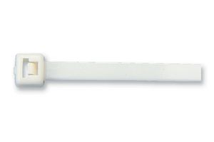 HELLERMANNTYTON 111-91819 T18R-PA66V0-WH Cable Tie, 111-91819, Flame Retardant, Nylon 6.6 (Polyamide 6.6), White, 100 mm, 2.45 mm, 16 mm