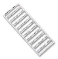 WAGO 248-504 Marker Card, Horizontal, 21-30, White, Identification, Pack of 10