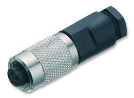 BINDER 99 0426 00 08 Circular Connector, Subminiature Circular Connector, 712 Series, Cable Mount Receptacle, 8 Contacts