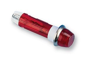 CAMDENBOSS IND5032405-125-T/RD Neon Indicator, 125 V, Wire Leaded, Red, 8 mm, Dome, 1 mA