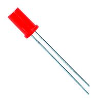 KINGBRIGHT L-483IDT LED, Cylindrical, Red, Through Hole, T-1 3/4 (5mm), 20 mA, 2 V, 625 nm