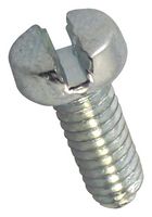TR FASTENINGS M36 CSSTMCZ100- Machine Screw, M3, 6 mm, Steel, Bright Zinc, Cheese Head Slotted