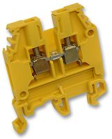 TE CONNECTIVITY - ENTRELEC 010511616 DIN Rail Mount Terminal Block, 2 Ways, 22 AWG, 10 AWG, 4 mm², Screw, 32 A