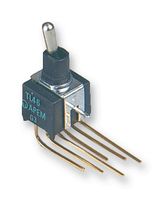 APEM TL49WW05000 Toggle Switch, On-Off-On, DPDT, Non Illuminated, TL Series, Through Hole