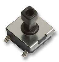 ARATAS (FORMERLY OMRON COMPONENTS) B3FS-1050 Tactile Switch, B3FS Series, Top Actuated, Surface Mount, Plunger for Cap, 100 gf, 50mA at 24VDC