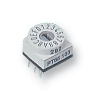 Apem PT65103 Switch, Dip, 16 Way, Hex, Arrow Shaped