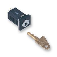 SAIA-BURGESS M1BCAAAE Keylock Switch, On-On, DPDT, M Series, 2 Position, Solder, 100 mA