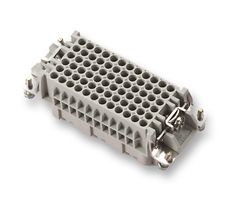 LAPP 11.2862 Heavy Duty Connector, Insert, EPIC HBS Series, Panel Mount, Receptacle, 72 Contacts, 6 Rows, Socket