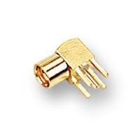 AMPHENOL RF MMCX6252N1-3GT30G-50 RF / Coaxial Connector, MMCX Coaxial, Right Angle Jack, Through Hole Right Angle, 50 ohm